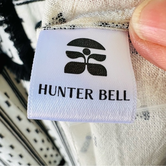 TUCKERNUCK HUNTER BELL BLACK WHITE TIERED MAXI DRESS SIZE LARGE - Picture 10 of 15